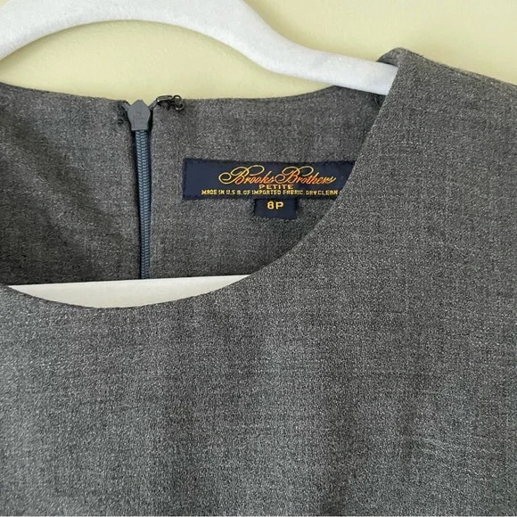 EUC 100% Wool Brooks Brothers Dress. 8P. - Picture 5 of 5